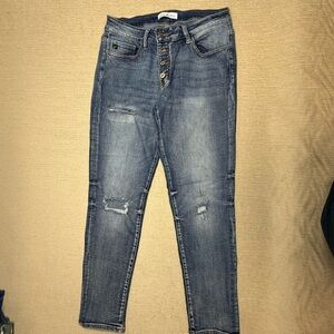 KanCan Medium Blue Ankle Jeans
